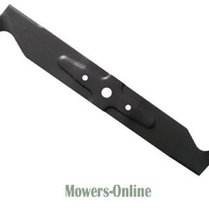 Lawn mower blade with three holes.