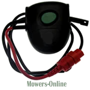 Lawn mower ignition switch with wires