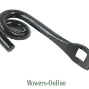 Lawn mower mulch chute deflector cable