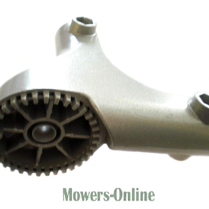 Lawn mower gearbox assembly with gear wheel