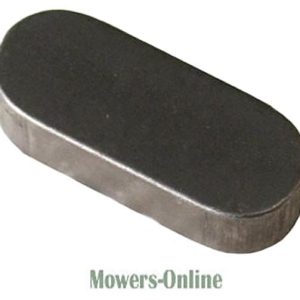 Lawn mower blade key