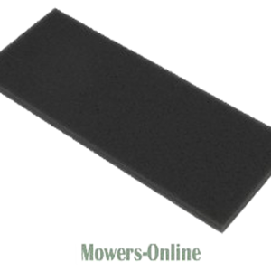 Foam filter pad for lawn mower