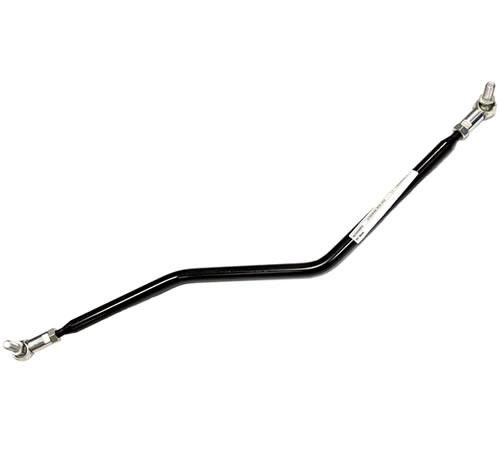 muxhcjax3fr.jpg - Mowers Online Curved brake hose with fittings and black wrapping