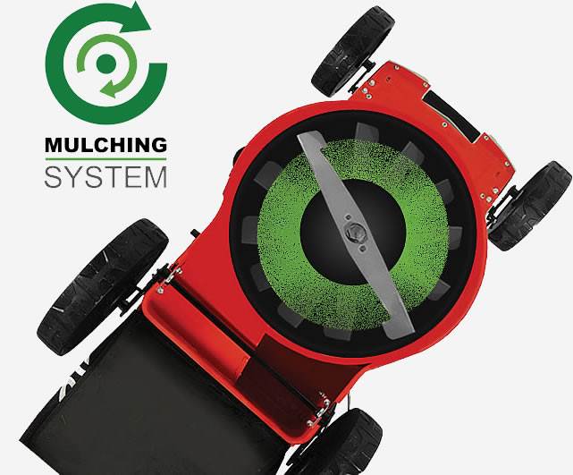 mv0buct15lq.jpg - Mowers Online Red mulching lawn mower with mulching system diagram
