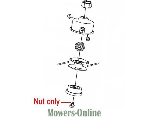 P - Mowers Online Lawn mower blade assembly parts diagram