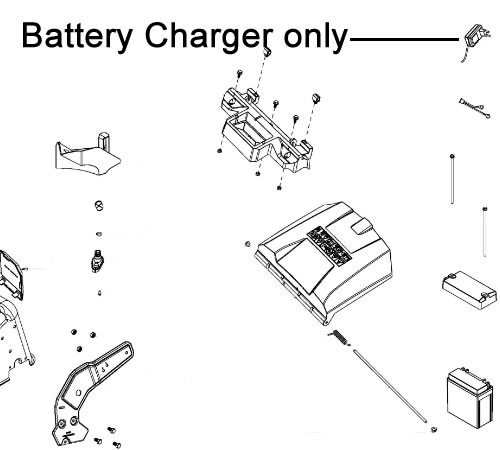ndlwsyapoib.jpg - Mowers Online Battery charger exploded view diagram parts illustration