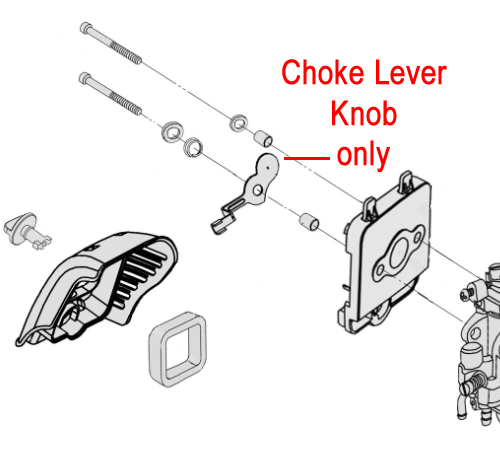 oetmsckmg4q.png - Mowers Online Choke lever knob assembly diagram with components