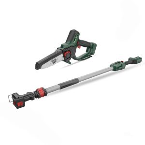 Cordless chainsaw and pole saw combo kit
