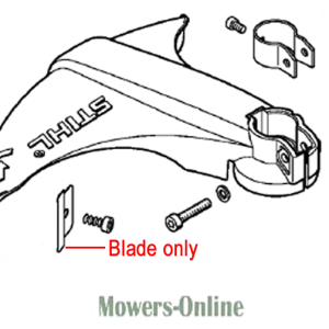 Toro Prohus lawn mower blade assembly diagram