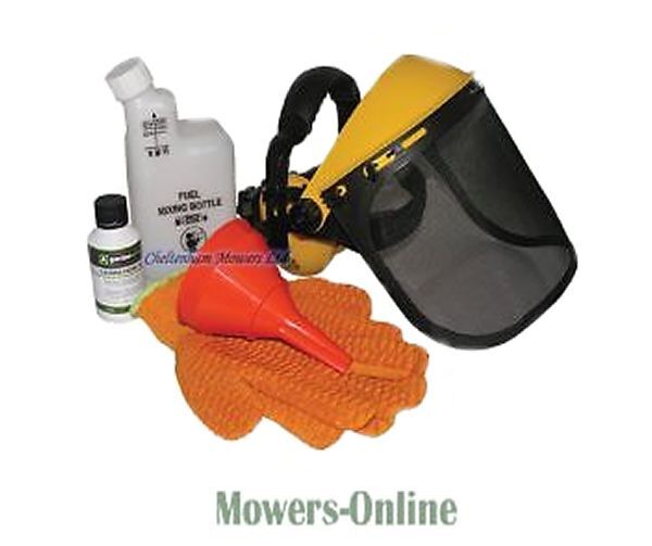 P - Mowers Online Personal protective equipment kit for lawn mower operation