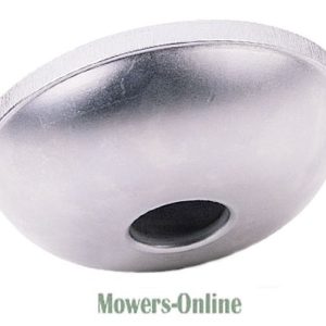 Ceiling light fixture with outlet hole
