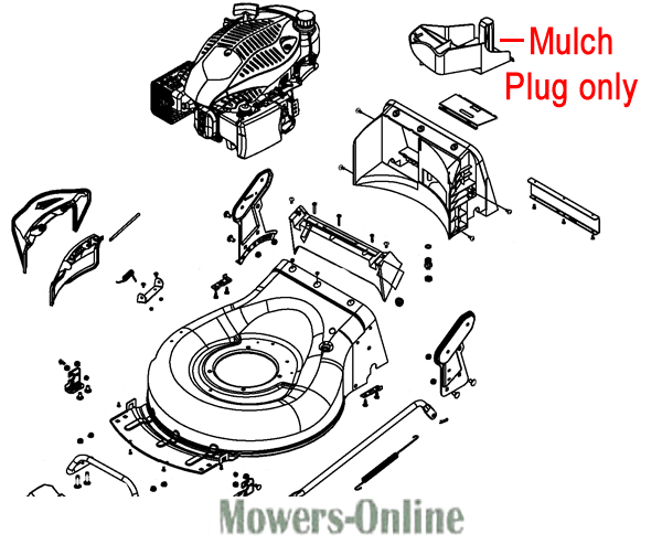 prylvug2lep.png - Mowers Online Lawn mower engine exploded parts diagram view