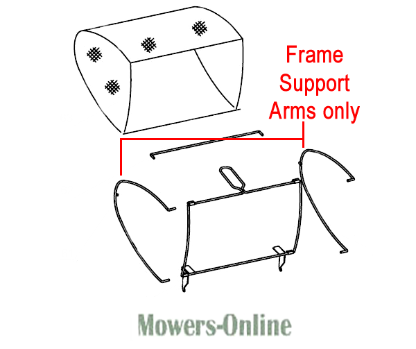 puywcqglpys.png - Mowers Online Frame support arms for lawn mower canopy