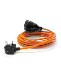 qntntua0ay2.jpg - Mowers Online Extension cord with UK plug and orange cable