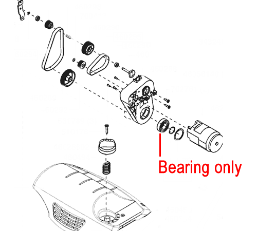 qry2gujeeo3.png - Mowers Online Lawn mower pulley bearing assembly diagram