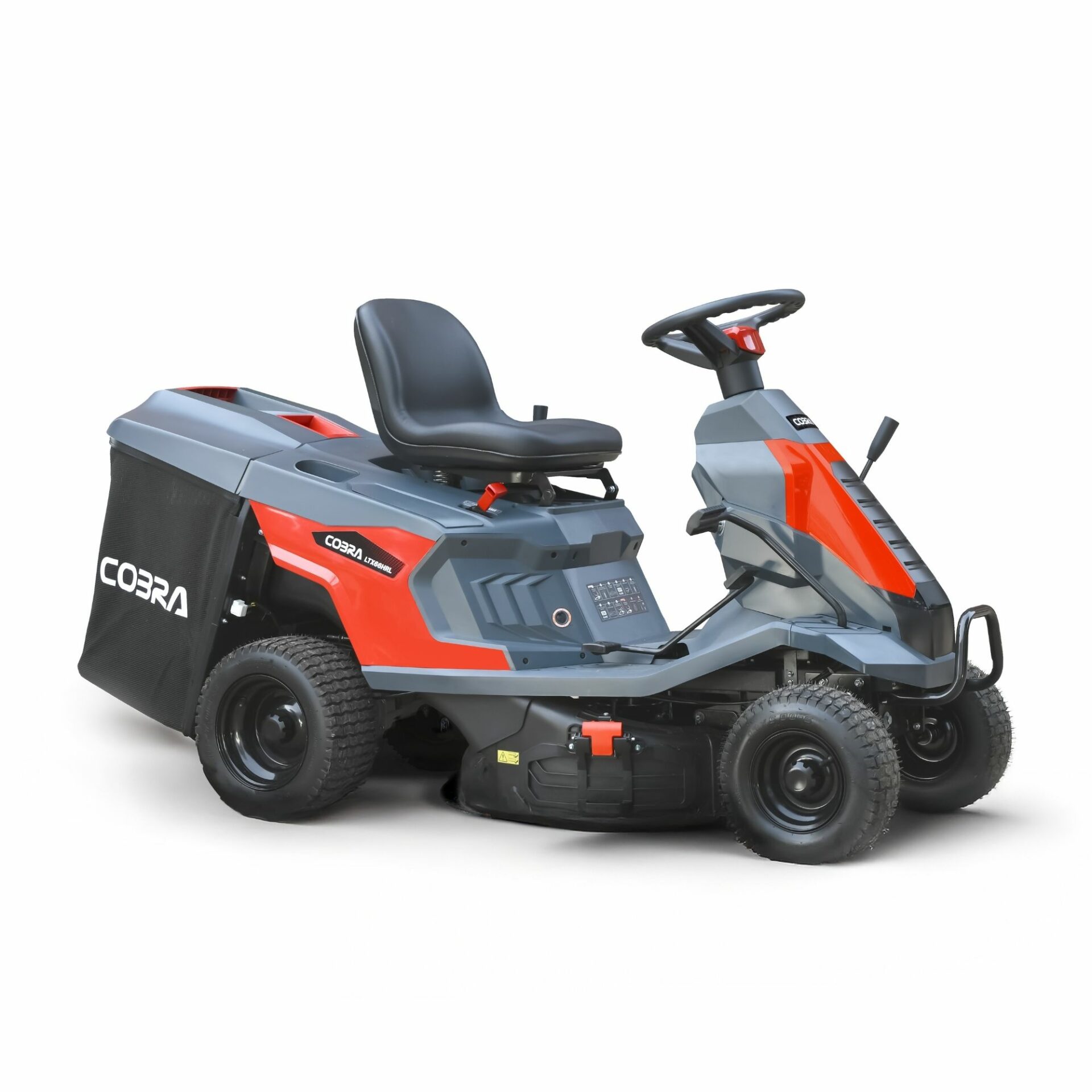 rfzewn3jehz.jpg - Mowers Online Cobra red and gray ride-on lawn mower