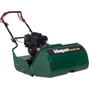 Masport petrol-powered lawn mower with engine