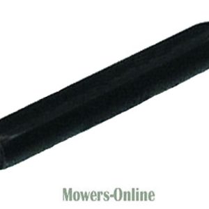 Black rubber handlebar grip or tube sleeve
