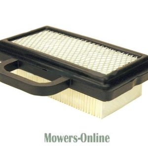 Lawn mower air filter cartridge with frame