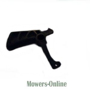 Lawn mower engine stop cable lever