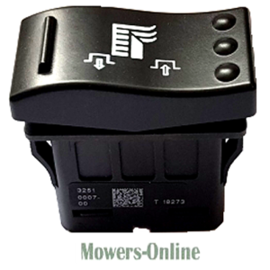 Lawn mower blade control switch assembly