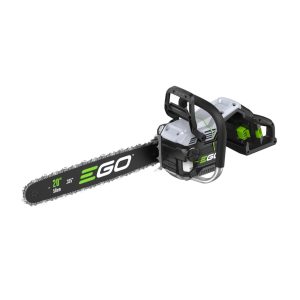 EGO 56V cordless chainsaw with battery