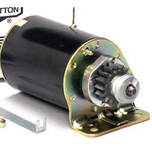 Electric motor with mounting bracket assembly