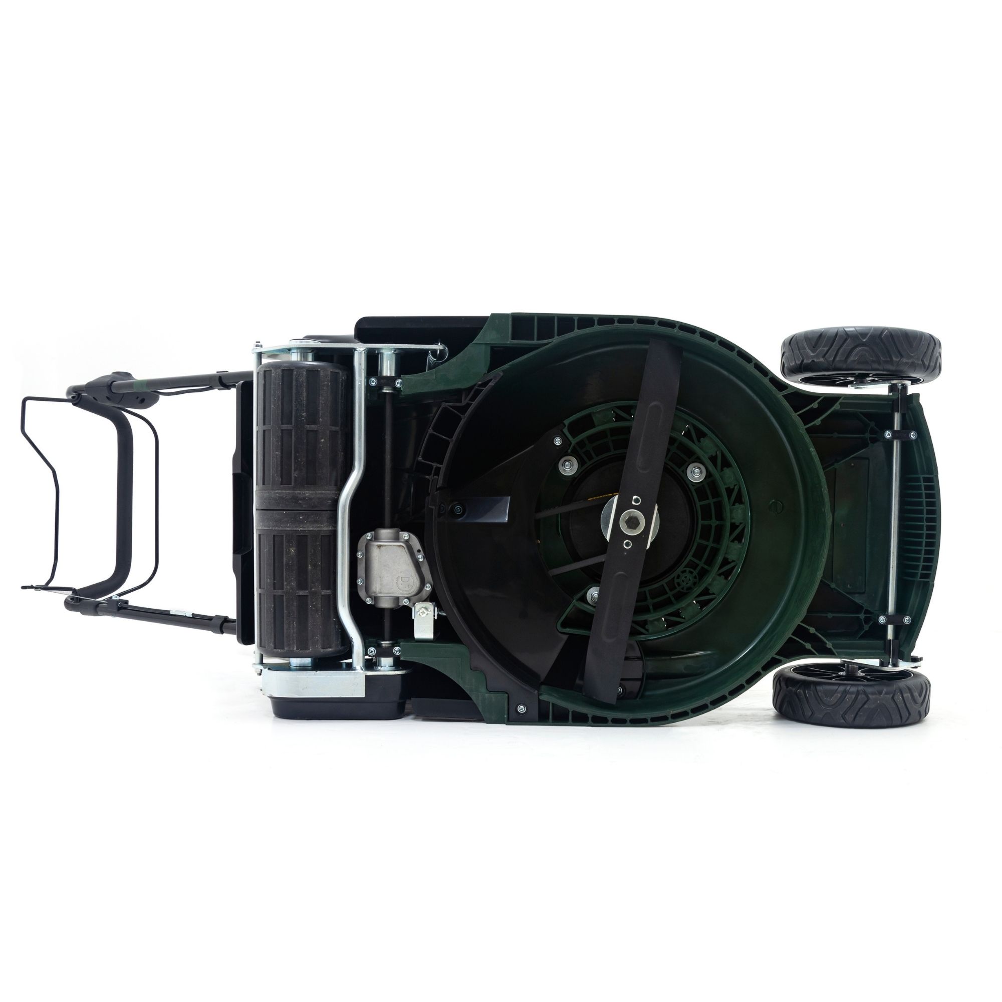 uovlgkx30v5.jpg - Mowers Online Lawn mower top-down view showing deck and wheels
