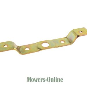 Bent metal mending plate with multiple holes