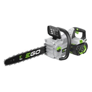 EGO cordless chainsaw with battery and charger