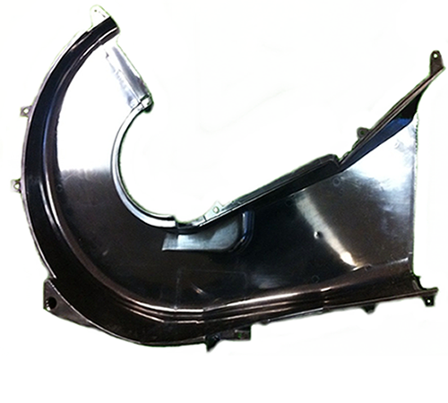 wka44pct5sf.png - Mowers Online Black plastic lawn mower chute deflector