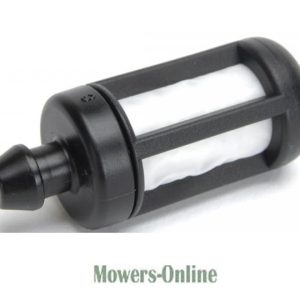 Inline fuel filter for lawn mower engines