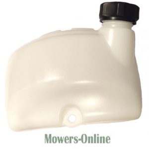 Lawn mower fuel tank with cap