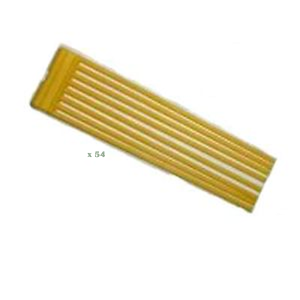 Corrugated gold metal ductwork x 54