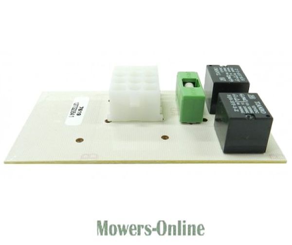 P - Mowers Online PCB circuit board with relays and components