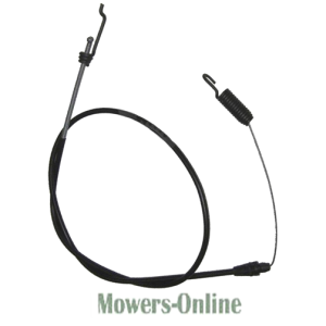 Lawn mower engine control cable assembly