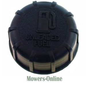 Unleaded fuel tank cap for mowers