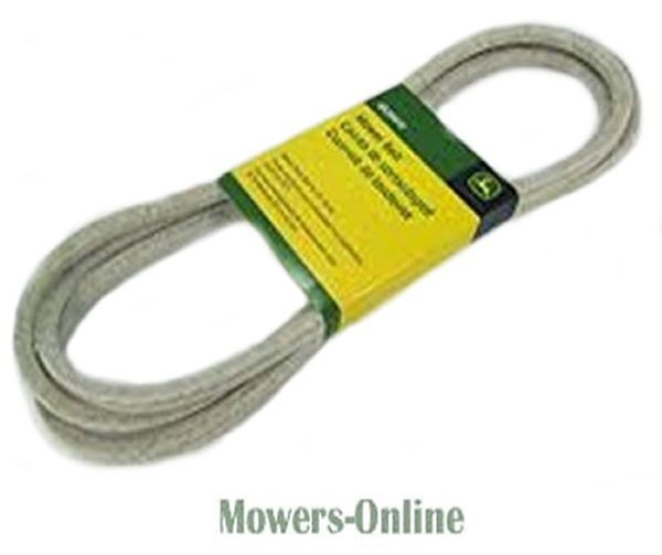 zkqvkskk1eg.jpg - Mowers Online Lawn mower replacement belt with yellow label